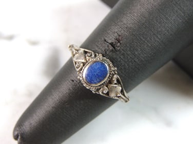 Womens Sterling Silver Modernist Ring