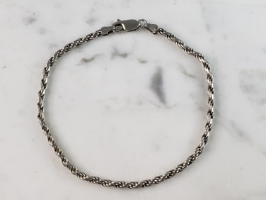 Womens Vintage Estate Sterling Silver Modernist Bracelet