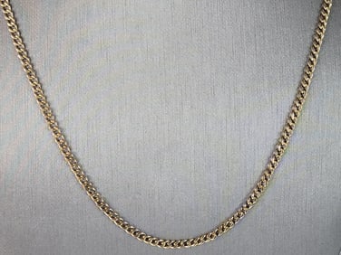 Womens Vintage Estate 10K Yellow Gold Necklace