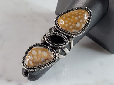 Womens Vintage Estate Sterling Silver South Western Ring