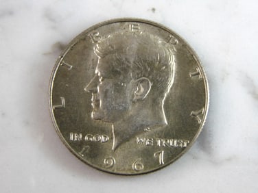 1967 Kennedy Half Dollar Coin