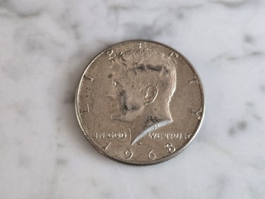 1968 Kennedy Half Dollar Coin
