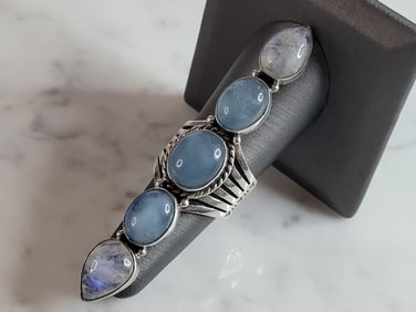 Womens Vintage Estate Sterling Silver South Western Ring