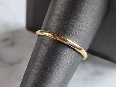 Womens Vintage Estate 10K Gold Band Wedding Ring