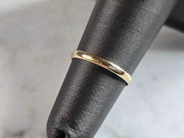 Womens Vintage Estate 10K Gold Band Wedding Ring