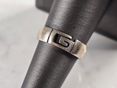 Mens Womens Vintage Estate Sterling Silver Ring