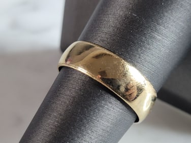 Vintage Estate 14k Yellow Gold Artcarved Wedding Band Ring
