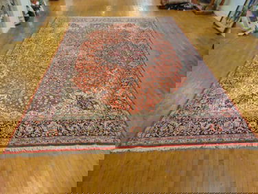 Vintage Estate Semi-Antique Handmade Rug