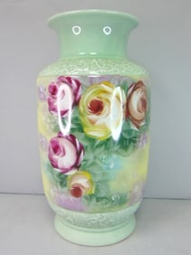 Decorative Porcelain Crazing Floral Vase
