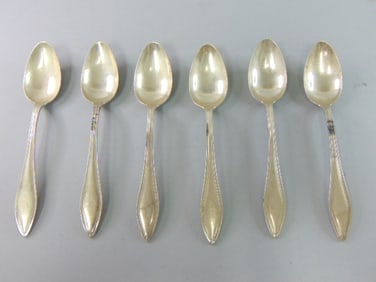 6 Vintage Towle Sterling Silver Mary Chilton Spoons