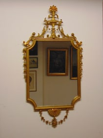 Vintage La Barge Gold Giilt Wood Ornate Mirror