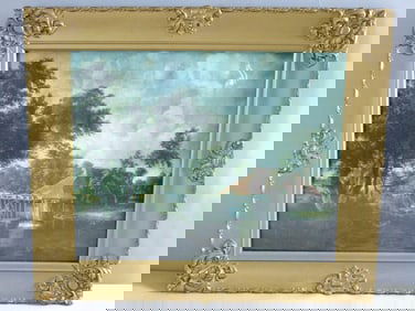 Vintage Estate Framed Landscape Art Print