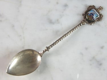 Vintage Estate Sterling Silver Disneyland Collector Spoon