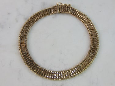 Womens Vintage Estate 14K Yellow Gold Bracelet