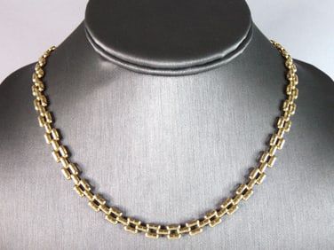Womens Vintage Estate 14K Yellow Gold Necklace