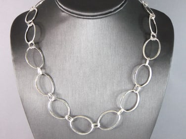 Women's Vintage Estate Sterling Silver RLM Studio Necklace
