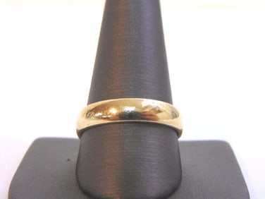 Mens Vintage Estate 14K Gold Wedding Band Ring