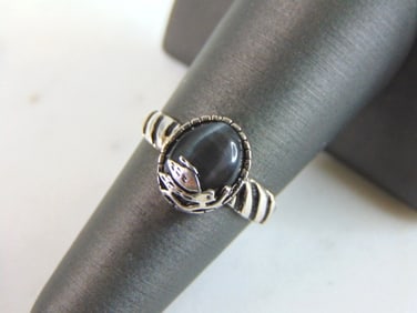 Womens Sterling Silver Fashion Bird Ring