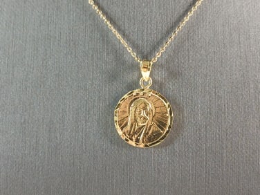 Sterling Silver GT Religious Muslim Islam Imam Ali Pendant Necklace