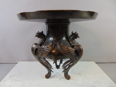 Vintage Antique Chinese Bronze Censor