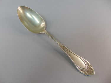 Antique Wood & Hughes Sterling Silver Serving Spoon