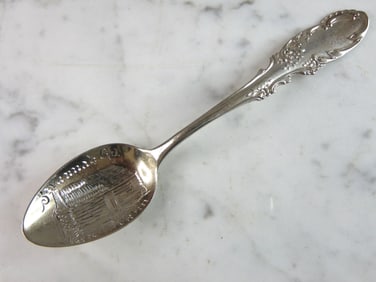 Vintage Sterling Silver Savannah, Georgia Collector Souvenir Spoon