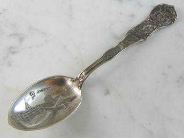 Watson Co. Sterling Silver Detroit Collectible Spoon
