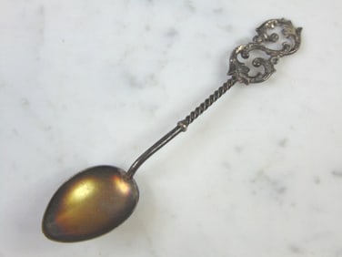 Vintage Antique Sterling Silver Collectible Spoon