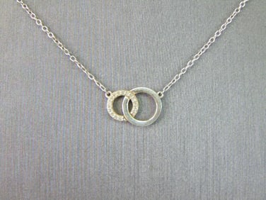 Womens Vintage Sterling Silver Modernist Necklace
