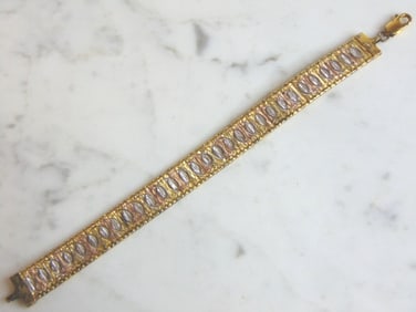 Womens Vintage Estate Sterling Silver Bracelet