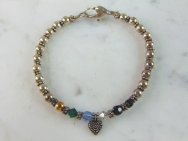 Womens Vintage Estate Sterling Silver Bracelet