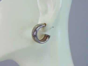 Womens Vintage Estate Sterling Silver Earrings