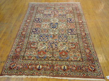 Vintage Estate Semi-Antique Middle Eastern Handmade Rug