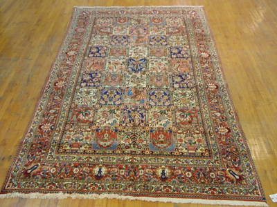Vintage Estate Semi-Antique Middle Eastern Handmade Rug