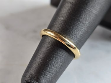 Womens Vintage Estate 18K Yellow Gold Tiffany & Co Wedding Ring