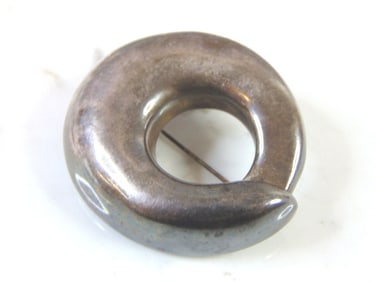 Vintage Womens Sterling Silver Designer Airess Brooch
