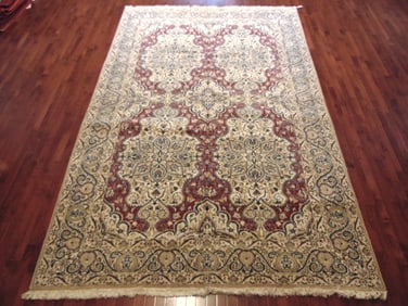 Vintage Estate Semi-Antique Handmade Middle Eastern Rug