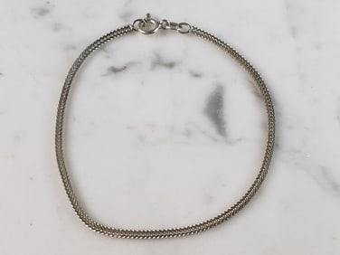 Womens Vintage Estate Sterling Silver Modernist Bracelet