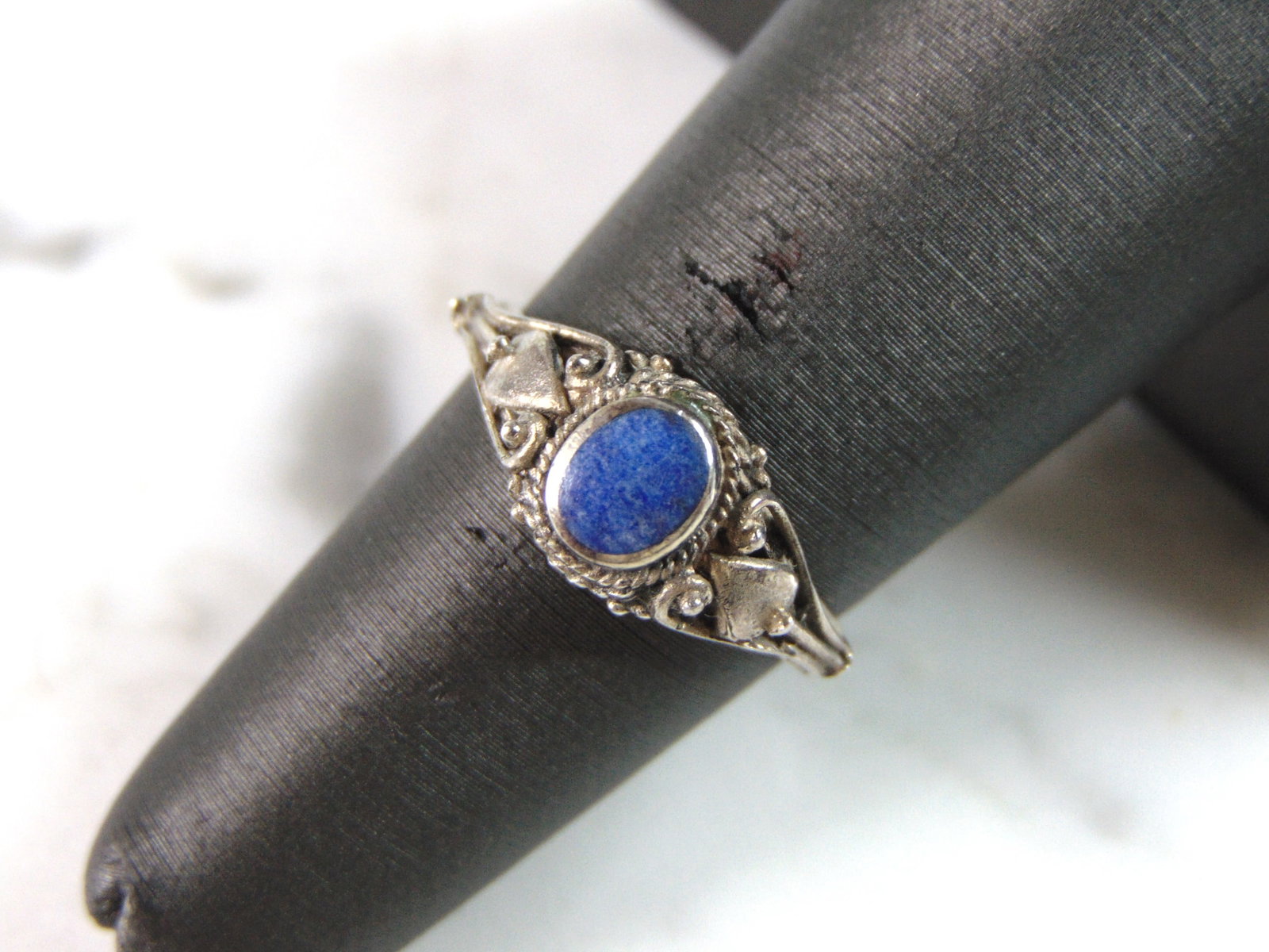Womens Sterling Silver Modernist Ring (1 of 5)