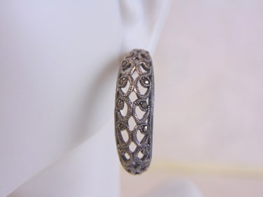 Womens Vintage Estate Sterling Silver Earrings