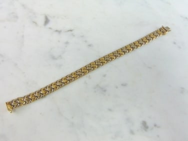 Womens Vintage Estate 14K Gold Bracelet