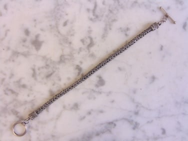Womens Vintage Estate Sterling Silver Bracelet