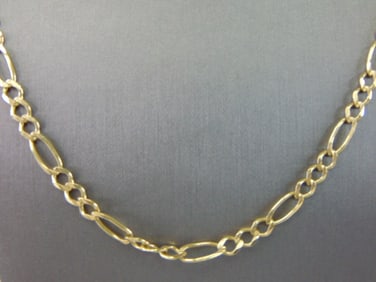 Vintage Estate 14K Yellow Gold Chain Link Necklace