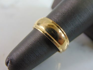 Womens Vintage Estate 14k Yellow Gold Band Ring