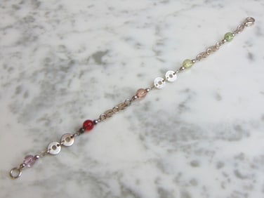Womens Vintage Estate Sterling Silver Bracelet
