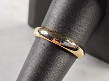 Mens Vintage Estate 14k Yellow Gold Wedding Band Ring