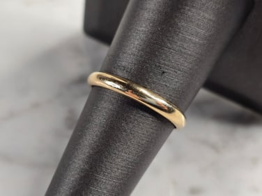 Womens Vintage Estate 14K Yellow Gold Wedding Band Ring
