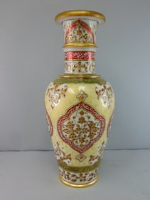 Decorative Hand Painted Natural Marble Vase