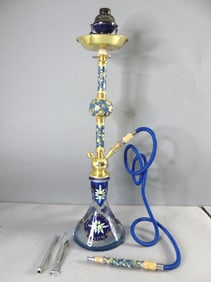 Hand Painted Middle Eastern Hookah Bong Water Pipe