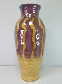 Decorative Studio Art Modernist Clay Vase